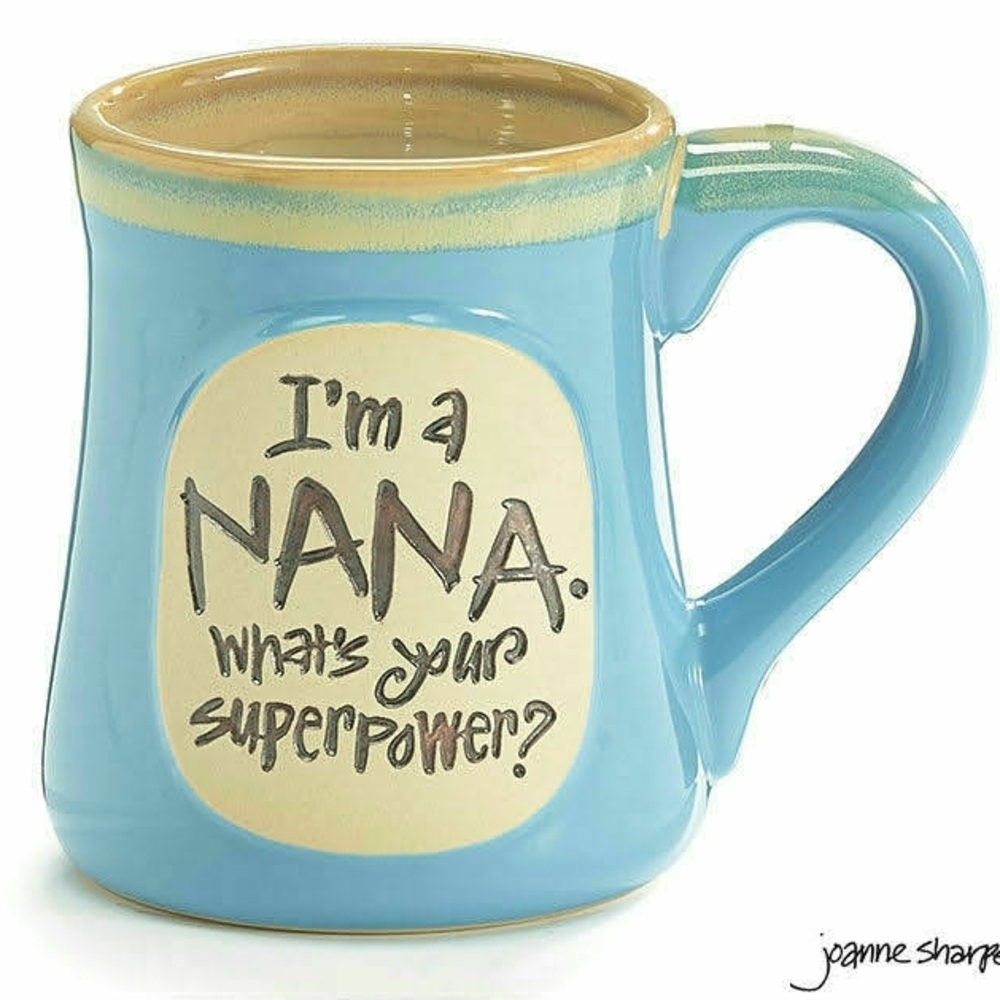 Burton Blue and Cream Nana Mug